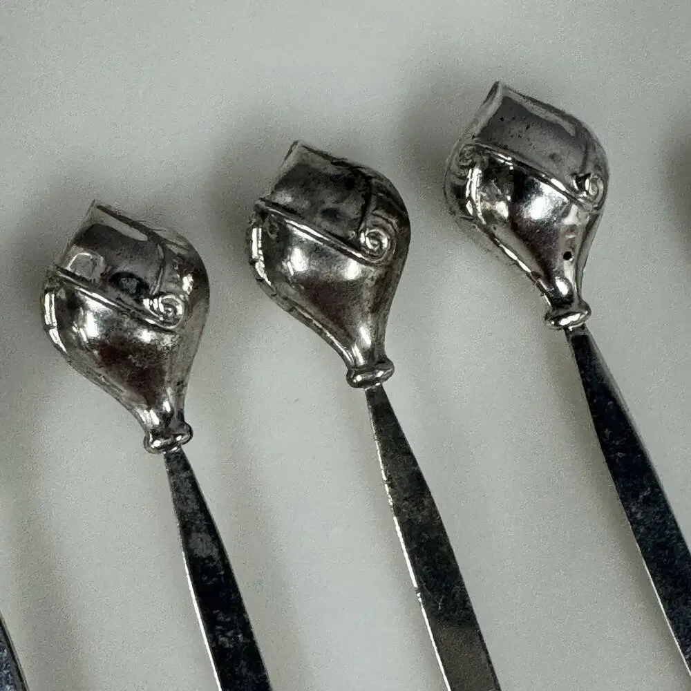 Vintage Sterling Silver Cocktail Olive Appetizer Picks Set Of 11 ￼